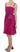 Dolce & Gabbana Elegant Fuchsia Pink Silk Bow Front Dress Dolce & Gabbana