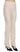 LAUREL White High Waist Silk Blend Flared Dress Trousers Pants LAUREL
