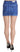 PLEIN SUD Chic Blue Mini Cotton Skirt with Zip Detail PLEIN SUD