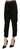 Guess Black Polyester High Waist Cropped Trousers Pants Guess