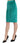 GF Ferre Chic Forest Green Pencil Skirt GF Ferre