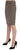 Just Cavalli Chic Gray Pencil Skirt with Logo Details Just Cavalli