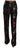 Dolce & Gabbana Floral Print Black Boot Cut Trouser Pants Dolce & Gabbana
