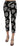 Dolce & Gabbana Black Palm Leaf Print Skinny Pants Dolce & Gabbana