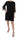 John Richmond Elegant Black Sequined Silk Mini Dress John Richmond