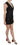 John Richmond Studded Black Leather Mini Sheath Dress John Richmond