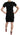 John Richmond Elegant Black Sheath Silk Dress John Richmond