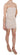 John Richmond Chic Beige Embellished Silk Mini Dress John Richmond