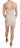 John Richmond Chic Beige Embellished Silk Mini Dress John Richmond