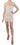 John Richmond Chic Beige Embellished Silk Mini Dress John Richmond