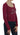 Exte Fuchsia Crystal Embellished U-Neck Blouse Exte