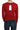 Exte Ravishing Red Crystal Embellished Blouse Exte