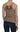 PINK MEMORIES Chic Brown Sleeveless Spaghetti Strap Top PINK MEMORIES