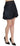 Exte Chic Dark Blue A-Line Mini Skirt Exte