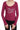 Exte Elegant Pink Crystal Embellished Long Sleeve Top Exte