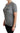 Dolce & Gabbana Gray Crewneck Amore Patch Cotton Top T-shirt Dolce & Gabbana