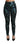 Dolce & Gabbana Blue Green Floral Metallic Slim Pants Dolce & Gabbana