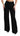 Dolce & Gabbana Black Wide Leg Flared Trouser Cashmere Pants Dolce & Gabbana