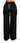 Dolce & Gabbana Black Wide Leg Flared Trouser Cashmere Pants Dolce & Gabbana