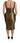 Dolce & Gabbana Gold Stretch Lame Ruched Dress Dolce & Gabbana
