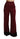 Dolce & Gabbana Black Lace High Waist Wide Leg Maroon Pants Dolce & Gabbana