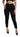 Dolce & Gabbana Black Brocade Skinny High Waist Pants Dolce & Gabbana