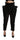 Dolce & Gabbana Black Floral Lace Tapered High Waist Pants Dolce & Gabbana