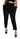 Dolce & Gabbana Black Floral Lace Tapered High Waist Pants Dolce & Gabbana