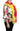 Dolce & Gabbana Elegant Floral Cape Jacket with Fur Details Dolce & Gabbana
