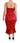 Dolce & Gabbana Exquisite Red Silk Fit and Flare Midi Dress Dolce & Gabbana