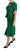 Dolce & Gabbana Enchanted Green Mermaid Midi Dress Dolce & Gabbana