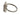 Nialaya Chic Silver CZ Crystal Women's Statement Ring Nialaya