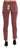 Ermanno Scervino Red Mid Waist Skinny Cotton Pants Ermanno Scervino
