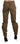 Ermanno Scervino Brown Mid Waist Straight Cotton Pants Ermanno Scervino