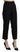 BENCIVENGA Black High Waist Straight Cropped Dress Pants BENCIVENGA