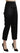 BENCIVENGA Black High Waist Straight Cropped Dress Trouser Pants BENCIVENGA