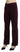 BENCIVENGA Purple Suede High Waist Straight Trouser Pants BENCIVENGA