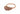 Nialaya Elegant Pink Gold CZ Crystal Ring Nialaya