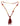 Dolce & Gabbana Elegant Red Crystal Gold-Plated Necklace Dolce & Gabbana
