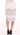Arzu Kaprol Elegant Pencil Skirt in White and Gray Tones Arzu Kaprol