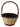 Dolce & Gabbana Chic Beige Wicker Basket Tote Bag Dolce & Gabbana
