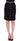 Corrado De Biase Elegant Black Wool-Cotton Blend Skirt Corrado De Biase