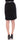 Corrado De Biase Elegant Black Wool-Cotton Blend Skirt Corrado De Biase