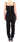La Maison du Couturier Elegant Black Leather Jumpsuit with Waist Strap La Maison du Couturier