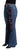 Dolce & Gabbana Blue Amore Patch Boot Cut Cotton Stretch Pant Dolce & Gabbana