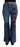 Dolce & Gabbana Blue Amore Patch Boot Cut Cotton Stretch Pant Dolce & Gabbana