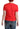 Moschino Red Cotton Swim Graphic Triangle Print T-shirt Moschino