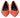 Philipp Plein Vibrant Orange Pointed Leather Flats Philipp Plein
