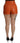 Dolce & Gabbana Orange Leather High Waist Hot Pants Shorts Dolce & Gabbana