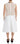 Koonhor Elegant White Silk-Wool Blend Tank Dress Koonhor